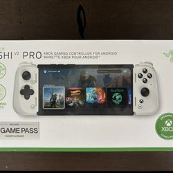 Razer Kishi V2 Pro Mobile Gaming Controller Xbox Edition for Android - White (New)