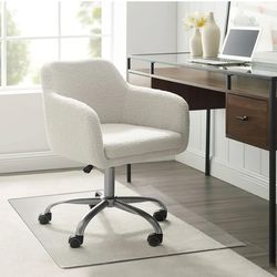 Tempered glass rolling chair mat 36” x 36”