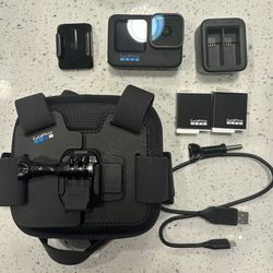 NEW GoPro Hero 11 Black + 2 extra Batteries and Chest Mount