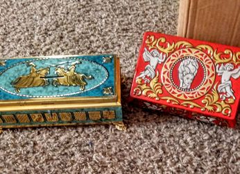 Fricke & Nash tin boxes made in West Germany