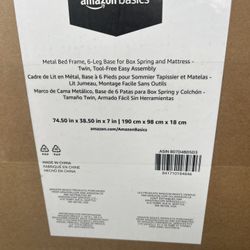 Metal Twin Bed Frame. New In Box