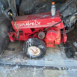 Gravely Tractor With Snow Plow