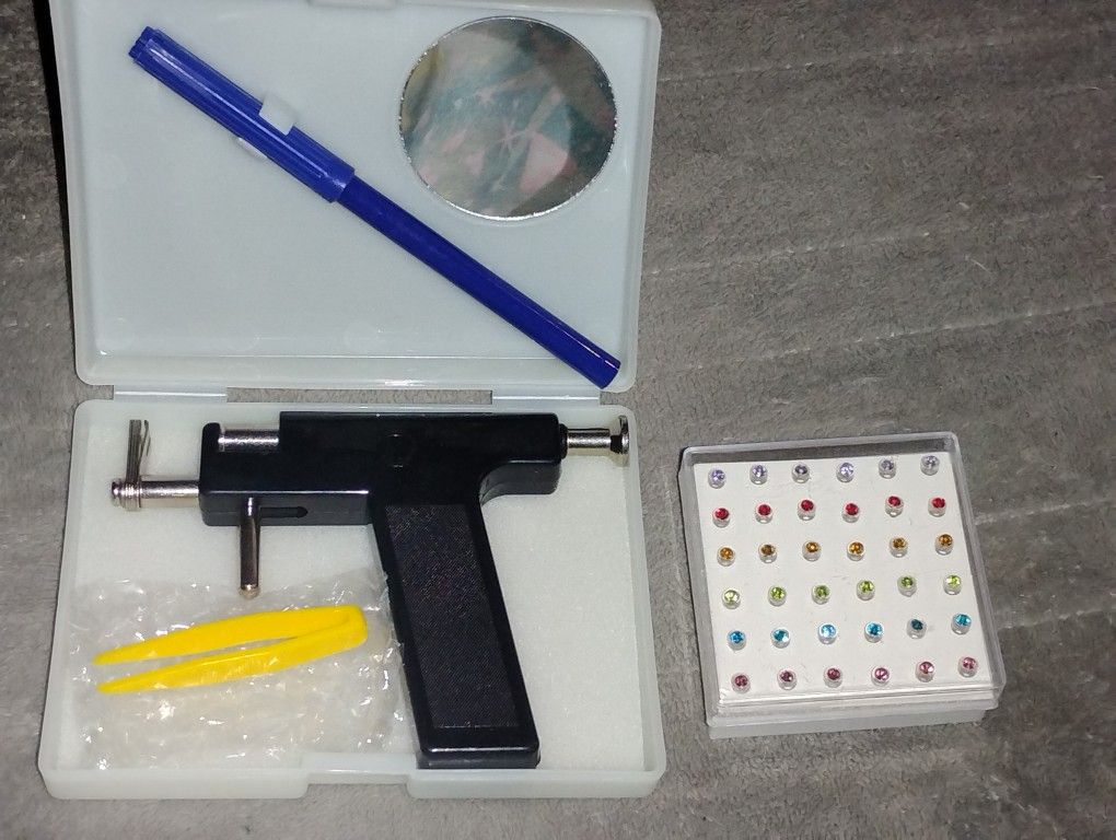 Nose Piercing Kit With Studs