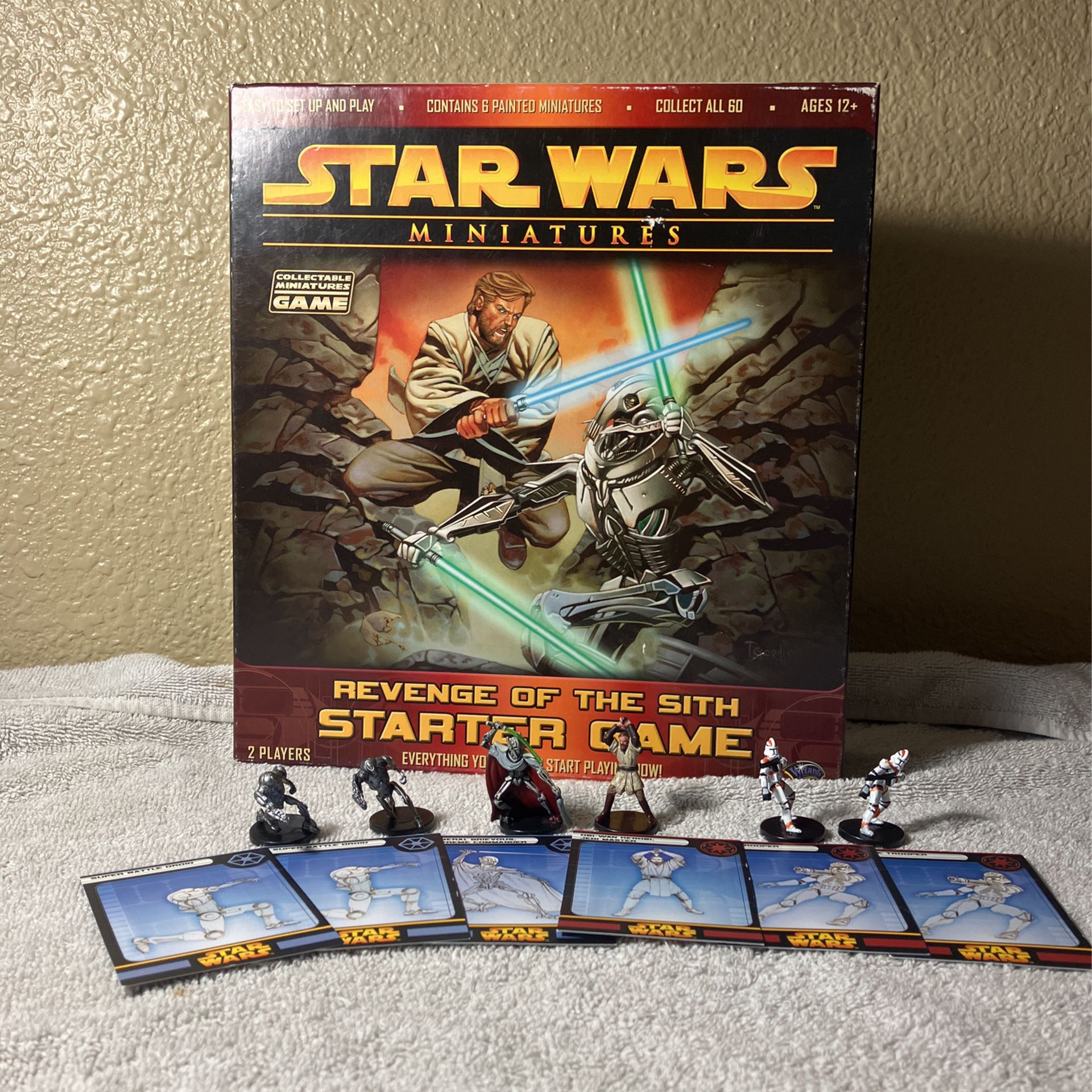Star Wars Miniatures Revenge Of The Sith Board Game