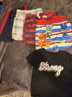 Boys T2 Shorts And Swim Shorts