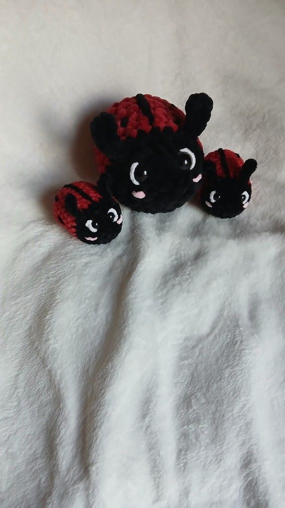 Lady Bug Amigurumi Plush