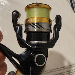Shimano nasci 2500 spinning reel is like new