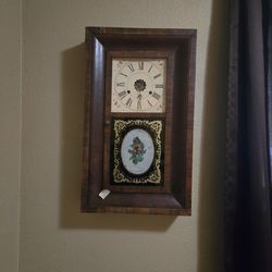 Seth Thomas Antigue Box Wall Clock 