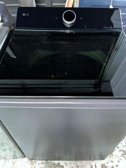 LG (5.0cu.ft.) mega Capacity Smart Top Load washer with Inverter direct drive.