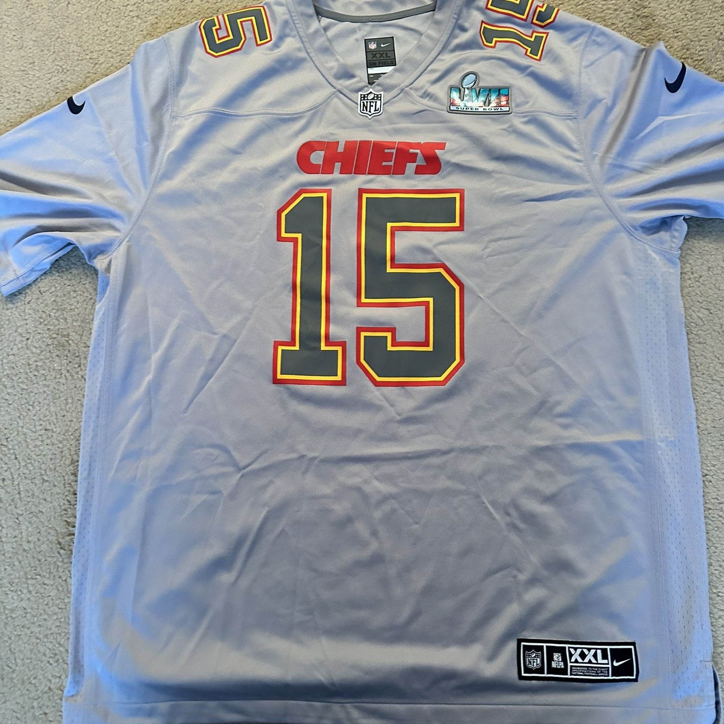 Nike Patrick Mahomes Kansas City Chiefs Super Bowl LVII Atms Jersey Men 2XL  $150