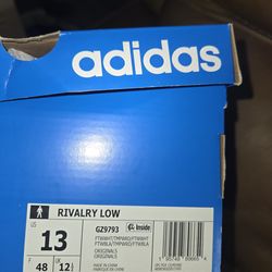 Brand new Red and White Adidas Size 13