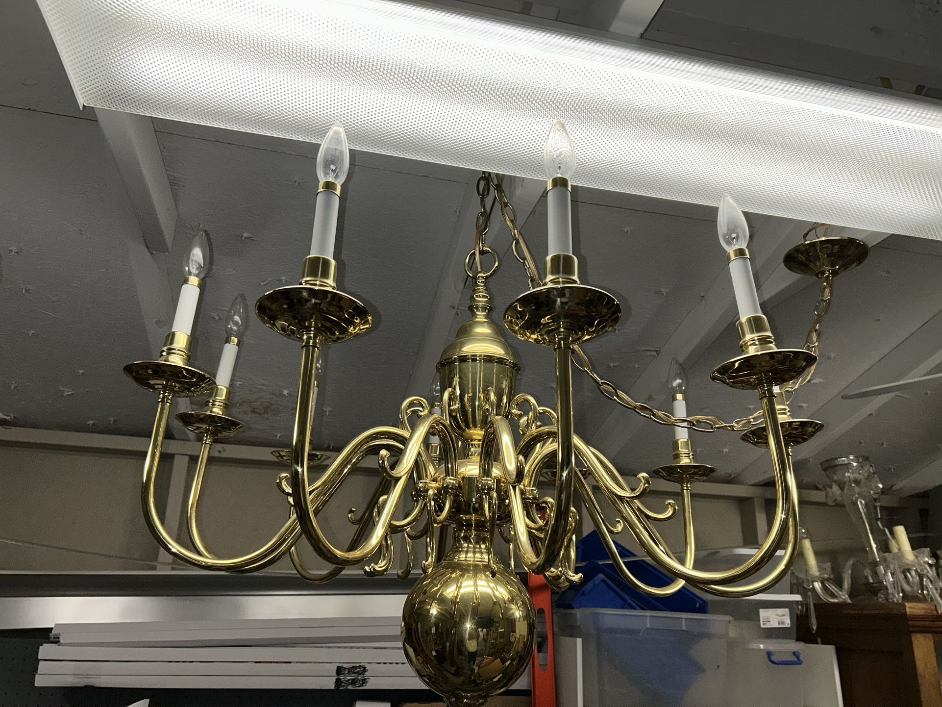 Chandelier Gold color