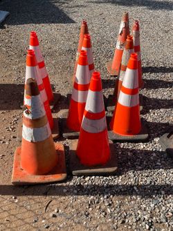 Traffic Cones and delineator posts