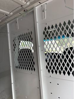 Partition wall for the Ford Econoline 250 extended-length van