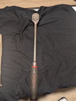 Snap-on Shl80A 1/2 DR SOFT GRIP LONG HANDLE RACHET RED D1
