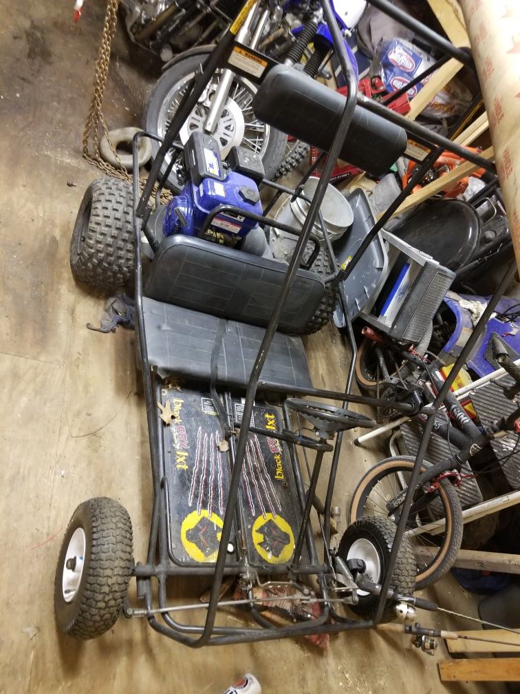 BLACK FOX LXT GO KART.. $500.00 OBO Willing to trade for dirt bike 125 cc or biger