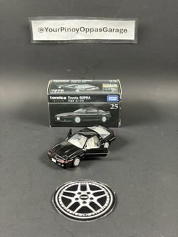 1/62 Takara Tomy Tomica Premium #25 - Black Toyota Supra MKIII MK3 (2021)