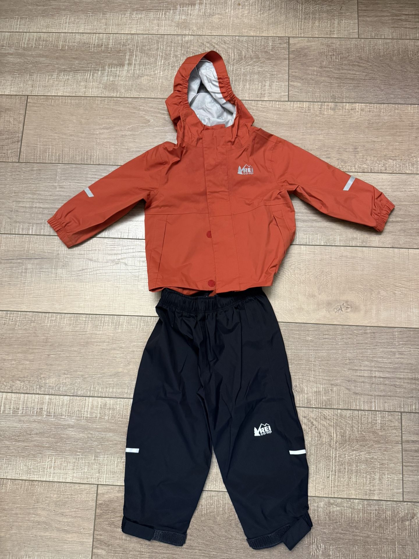 Kids Rain Coat + Pants Set