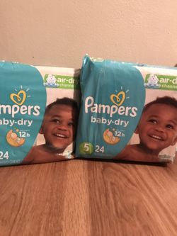 Pamper diapers