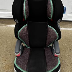 Graco Turbo High Back Booster Seat Black With Green Trim