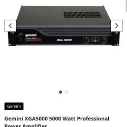 Gemini XGA5000 5000Watts Professional Amplifier 