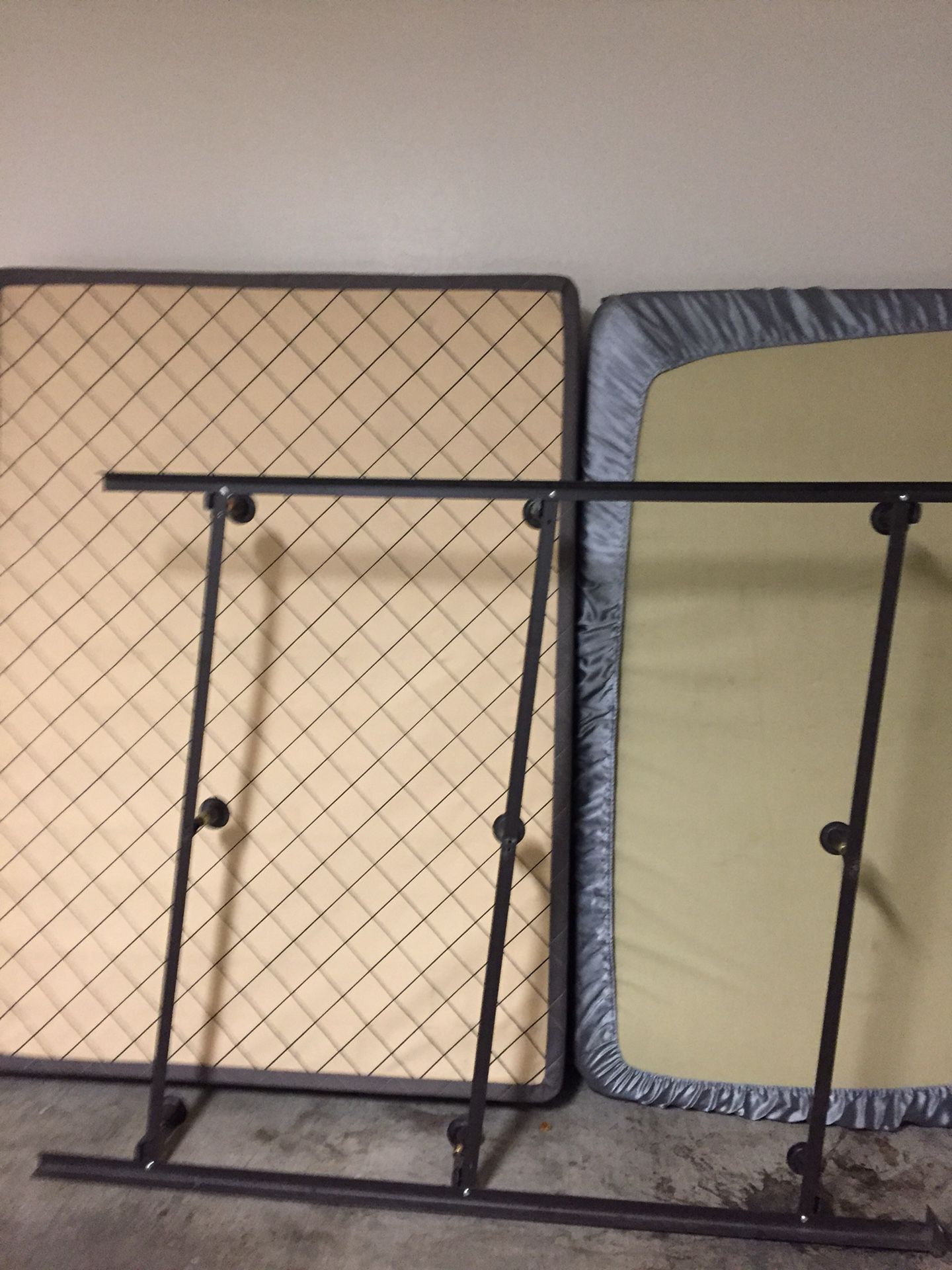 Queen Size Bed with Frame and Box spring