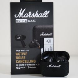 Marshall Motif II ANC Active Noise Cancelling Wireless Earbuds