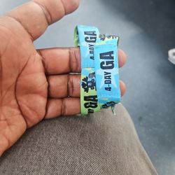 Wristbands For Sunday Lollapalooza 