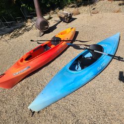 Kayak Old Town Vapor & Otter Paddles Ready For Water! Boat Must See!