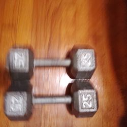HEX DUMBBELLS SET 25 & FIRM PRICE 