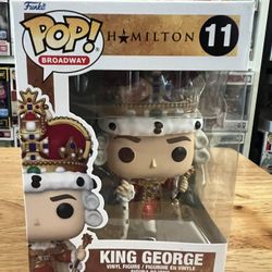 VAULTED King George Hamilton Funko Pop #11 Broadway Musical Theater Disney UK