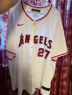 Original Mike Trout Los Angeles Angels Limited Played Jersey