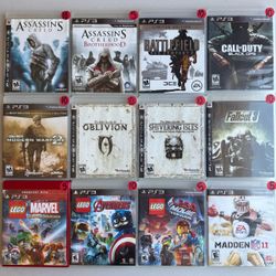 Sony PlayStation 3. PS3. Assassin’s Creed. Call of Duty. LEGO