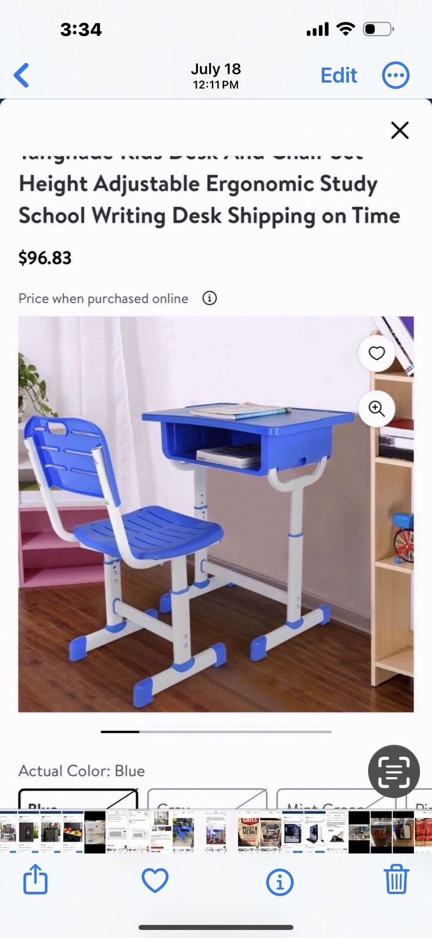 Desk And Chair Kids New