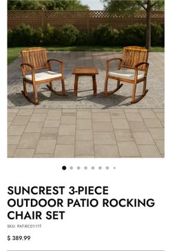 Patio furniture