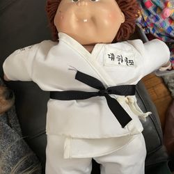 1978 Cabbage Patch Kids (Karate Outfit) Boy Doll Curly Hair