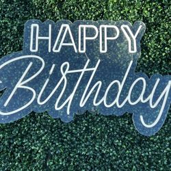 Happy Birthday Neon Sign 