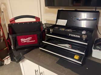 Milwaukee Packout Tote Bag and Yukon Tool Box