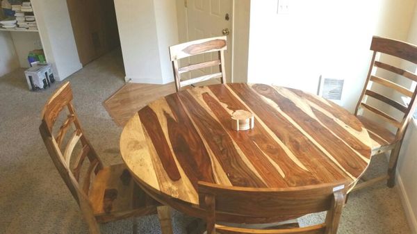 Hand Made Indian Rosewood Table Tahoe 54 For Sale In Vancouver Wa Offerup