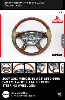 Mercedes Benz OEM Steering Wheel