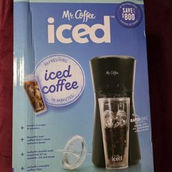 Mr Coffee Iced Coffee Maker w/ Reusable Tumbler & Filter Rapid Chill