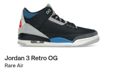 Nike Air Jordan 3 retro Rare Air sz 13 DS NIB