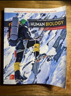 Human Biology 16th Edition