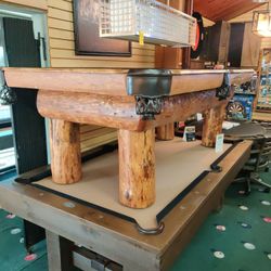Log Pool Table