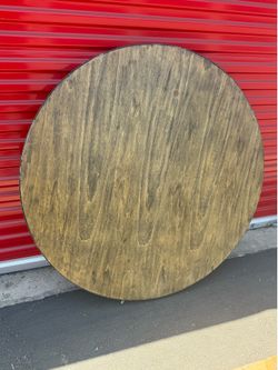 Table Large round metal table with metal base, outdoor table, banquet table 47.5” round  Super heavy