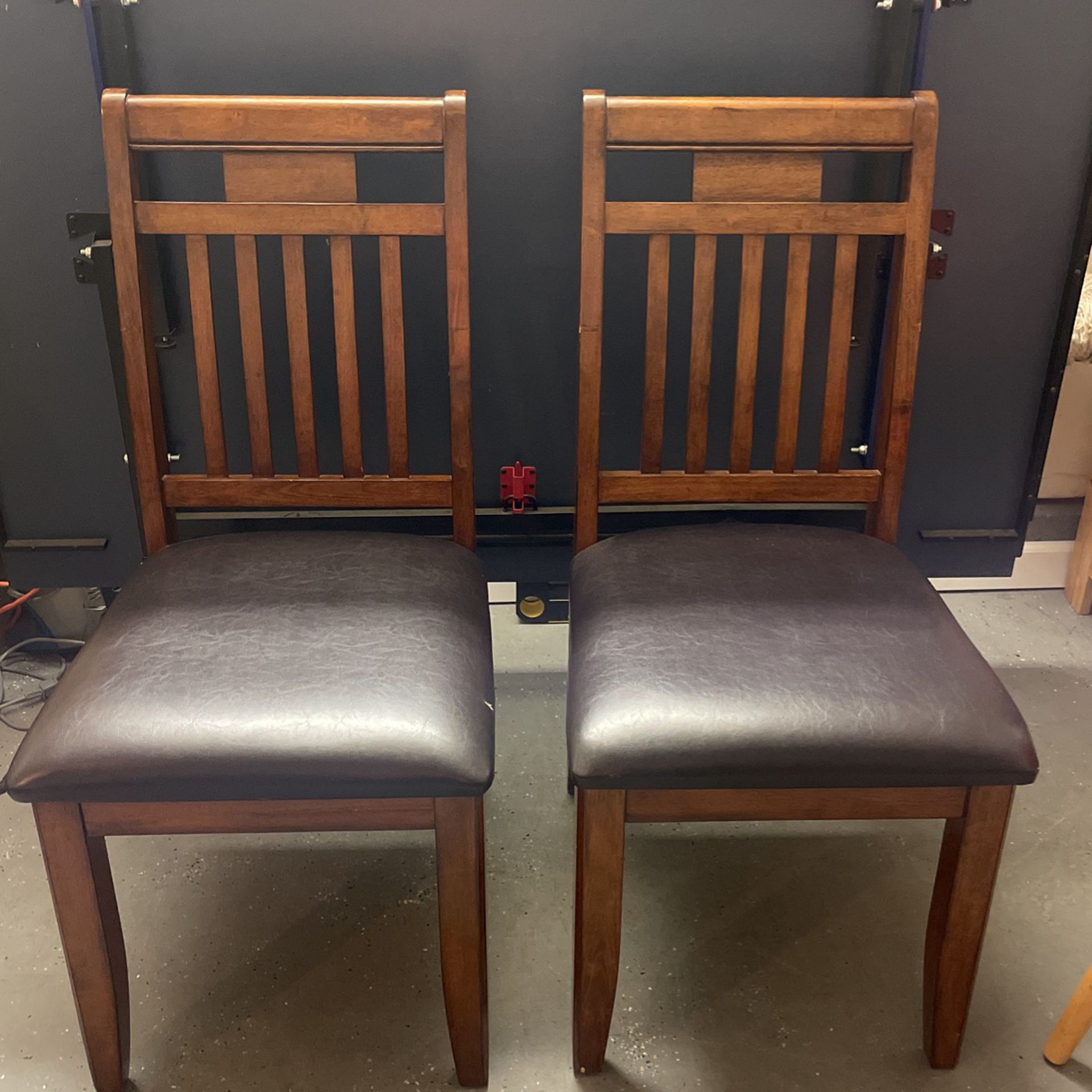 2 Leather Chairs