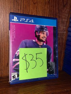 PlayStation Video Game PS4 PS5 Hockey NHL 20