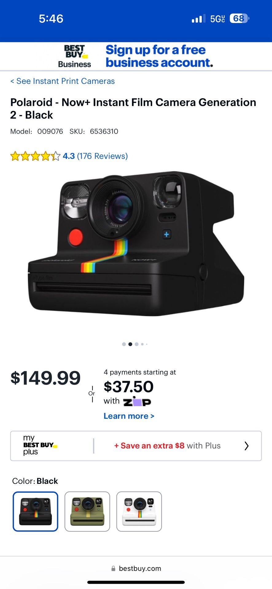 Polaroid Now plus