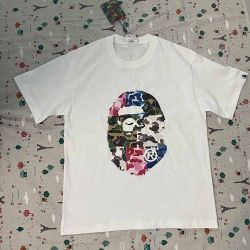 Bape White Short Sleeve T-Shirt M
