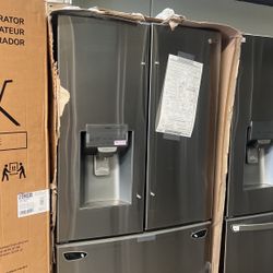 New Open Box Lg Full Size Stainless Steel Refrigerator 